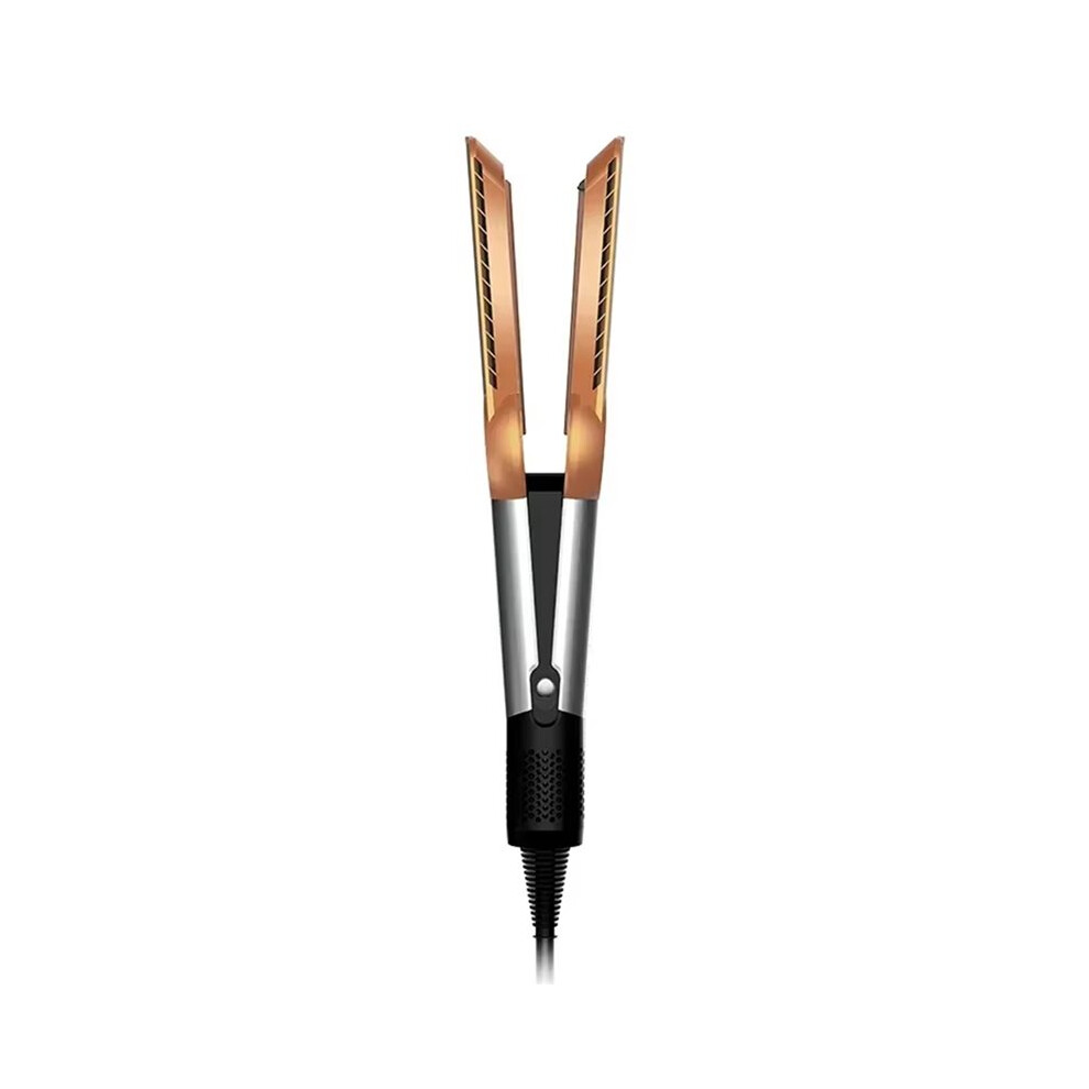 Professional 2-in-1 Hair Dryer and Straightener Negative Ion Iron Long Lasting Styling Tool WetandDry Straightener EU