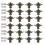 Protecteurs d'angle en métal de Style Antique, 20 pièces, pour 1
