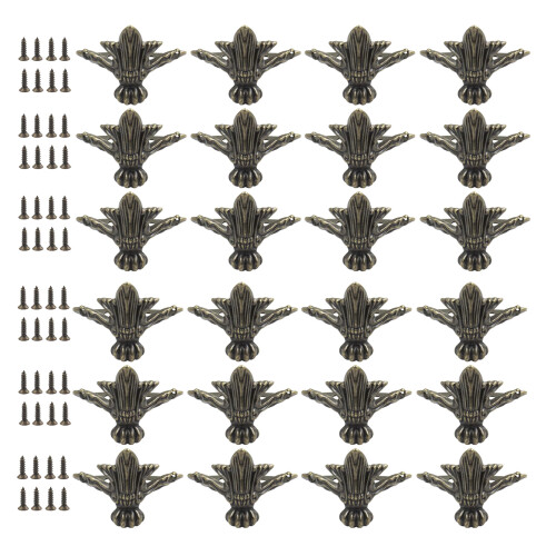 Protecteurs d'angle en métal de Style Antique, 20 pièces, pour