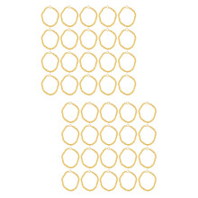 100Stk Goldene Mini Ketten Für Puppen Dekorativer Schmuck