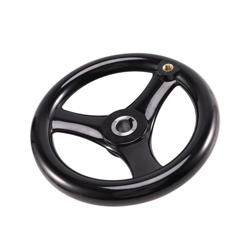 1Pc Lathe Milling Handwheel D160mm - 3 Spoke Plastic Hand Wheel With Revolving Handle 6032827803810