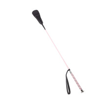 Light Weight Short Horse Whip with Wrist Strap Equestrian-Pink