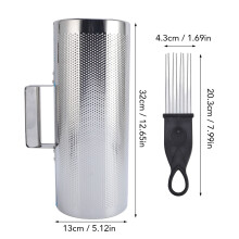 Guiro Shaker 32x13cm Open Design Scraper