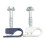 C-type kabelclips met schroeven Bevestiging Kabelbeheerclips-Wit 6