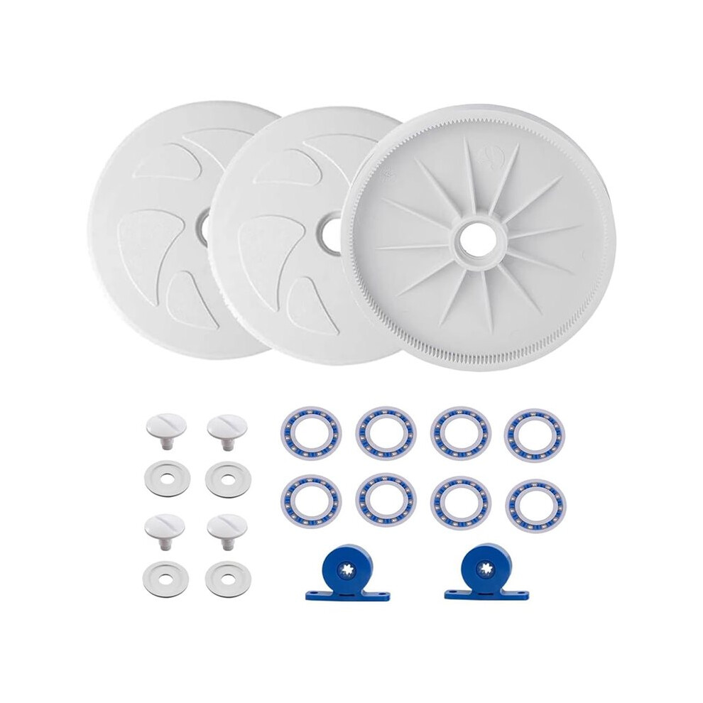Pool Cleaner Replacement Kit For 180 280 With C6 Wheels,C60 Wheel Bearings,C80 Turbine Bearings,C55 Screws 4713455432284