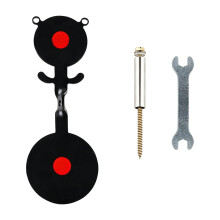 360 Rotating Targets Outdoor Practice Targets Screwed-Black