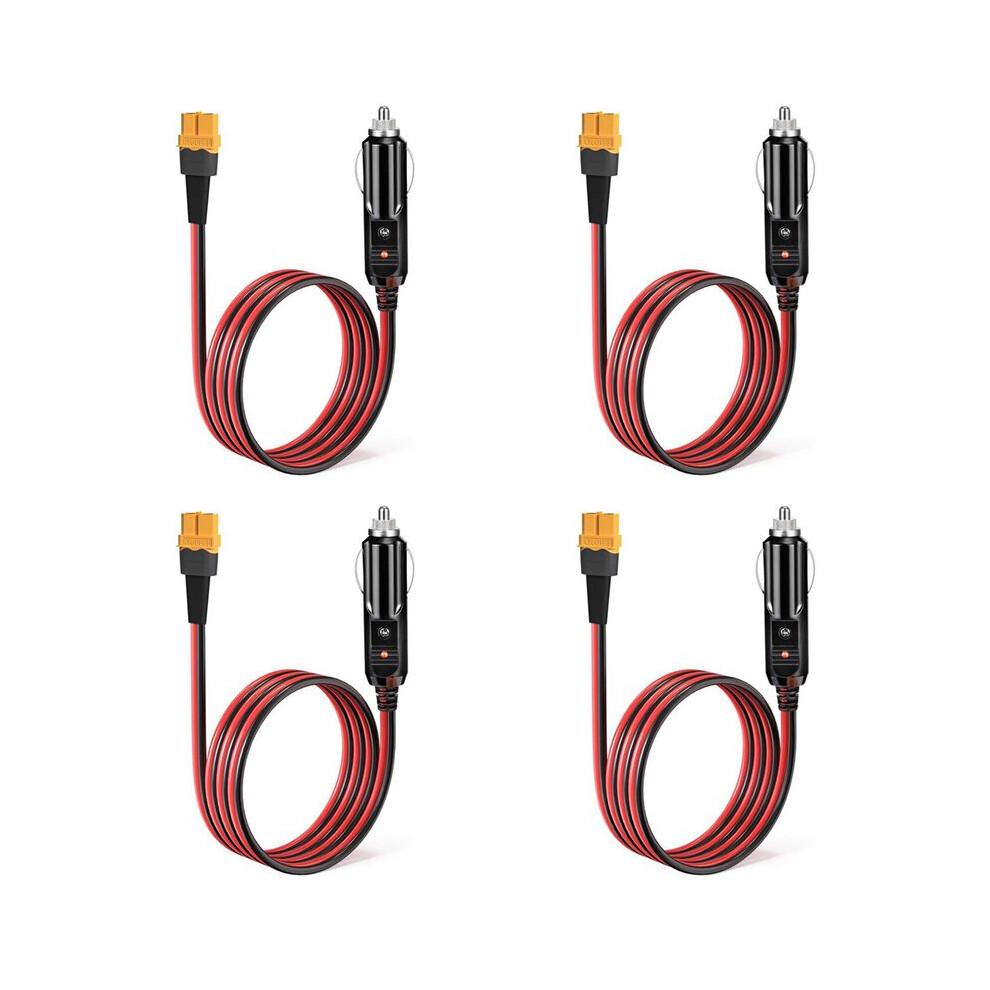 4X Car Cigarette Lighter To Xt60 12V 24V Charging Cable For Allpowers S2000 Bluetti Eb55, 757/767 6031183677349