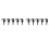 10 Pack Dispenser per Caffè con Pompa per Sciroppo Dispenser di Liquido Nero per Coni di Neve Sciroppo  Aromi E Altro, 10ML 1