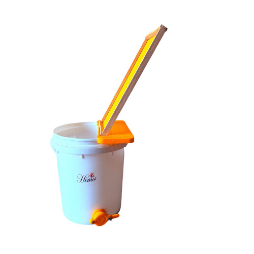 Ergonomic Beekeeping Tool Plastic Honeycombs Frame-Yellow 2