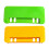 High Strength Plastic Bees Comb Scraper Ergonomic-yellow green 1