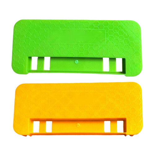 High Strength Plastic Bees Comb Scraper Ergonomic-yellow green