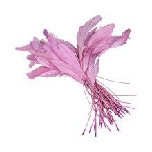 50Pcs Bright Colored Plumage 12 18CM Great For-Light Purple