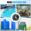 Weather Resistant PVC Bulkhead Fitting 2 Inch Thread Size For 5