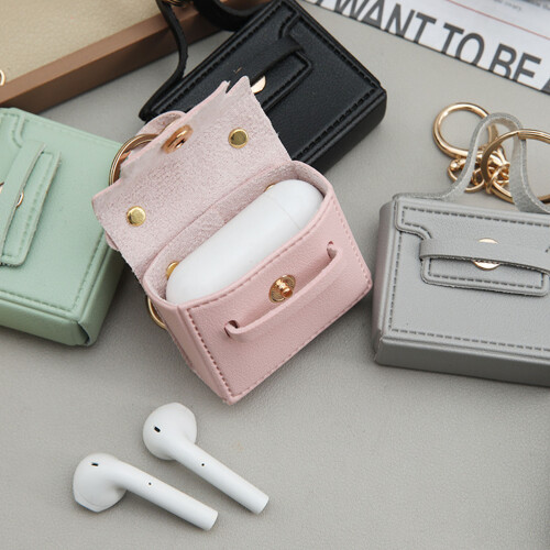 8PCS Stylish PU Key Holder Set Includes Wallet Earphone Case And 1
