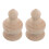 2Pcs Acabamentos Madeira Entalhada Khaki Para Corrimão E Móveis 1