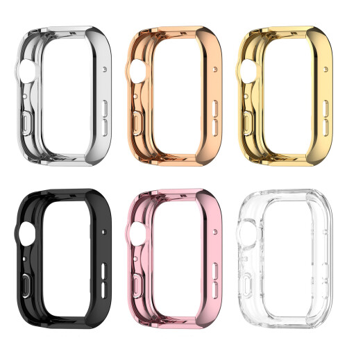 PC Shell Cover Frame Bumper Half Coverage Hollow Shell for-Pink 1
