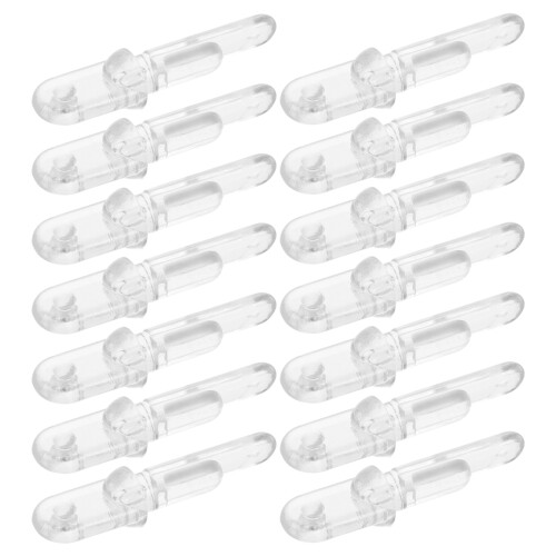 15Pcs Acessórios Transparentes Para Varas De Persianas, Preciso