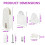 2Pcs Shade Blind Cord Tension Device Window Blind Chain Cord 3