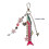 Dynamic Swinging Fish Shaped Keychain Handmade-pattern 2 4