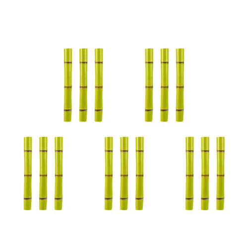 15Pcs Cana Artificial Verde Plástica Para Fotografia