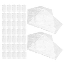 60Pcs Capa Suspensa Transparente Plástica Protetora De