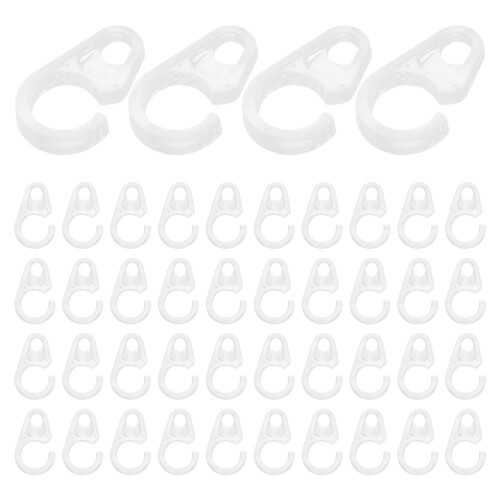 80Pcs De Plástico Transparente Para