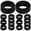 16Pcs De Borracha Rc Drift DIY Preto 1