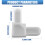 50 Piece Strong White Plastic Angles Connectors Screen Rebuilds 3