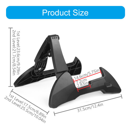Sturdy Plastic Guitar Violin Pipa Stand Adjustable Space Saving 2