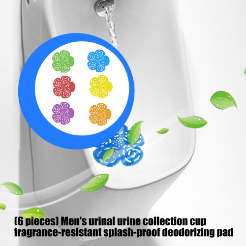 6Pcs Urinal Deodorizer Pad With Long Terms Fragrances-Tangerine 2