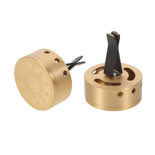 2Pcs Clipes De Perfume Metal Aromatizador De