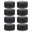 8Pcs Pequenas Almofadas De PU Para Relógios - Universal Preto 1