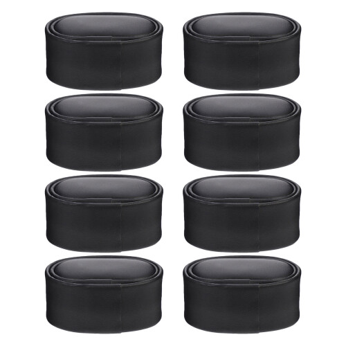 8Pcs Pequenas Almofadas De PU Para Relógios - Universal Preto