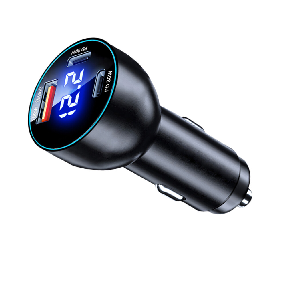 Usb 100W Pd30w Car Charger With Led Display Fast-Usb 2Pd 7627001615434