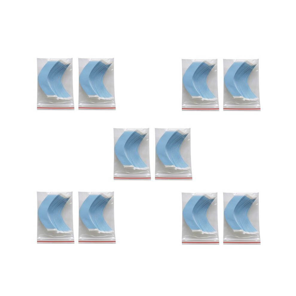 Semoic 360Pcs Strong Hair Wig Tape Double Adhesive Extension Tape Strips Waterproof For Toupee/Lace Front Wigs Film Cc Shape