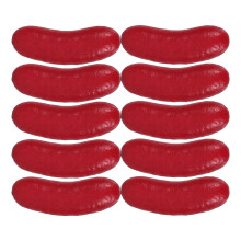 20Pcs Salsicha Fake PVC Decoração Para De Festa