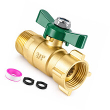 Corrosions Resistant Brass Shut Off Valves With Swivel Fitting