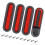 Light Weight Reflective Wheel Cover For Electric Scooters-Red 1