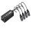 Extensor de Cabo de Rede DMX e Áudio XLR de 4 Canais, Extensor de Sinal de Rede DMX512 para Iluminação de Palco e Estúdio C 2