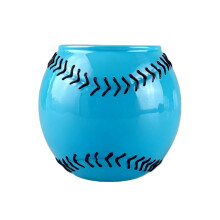 Bouteille de whisky en verre au Design de Baseball créatif,-Bleu
