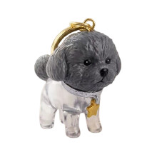 Porte-clés souvenir de poils d'animaux, boîte de rangement-VIP
