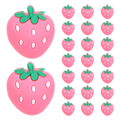30Pcs Clips De Lápis Rosa PVC Durável Para Recompensas