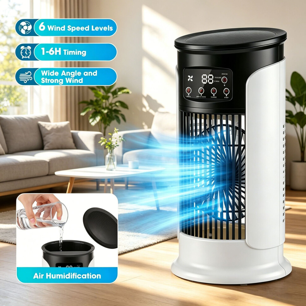 Air Cooler Household Desktop Usb Fan Office Spray Mini Air Conditioning Fan Mobile Refrigeration 4005581185838
