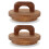 2Pcs Tampas Rústicas De Madeira Para Potes Com Vedação Airtight 1