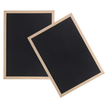 2Pcs Quadro Negro Pequeno De Para Buffet E Decoração De