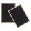 2Pcs Quadro Negro Pequeno De Para Buffet E Decoração De 1