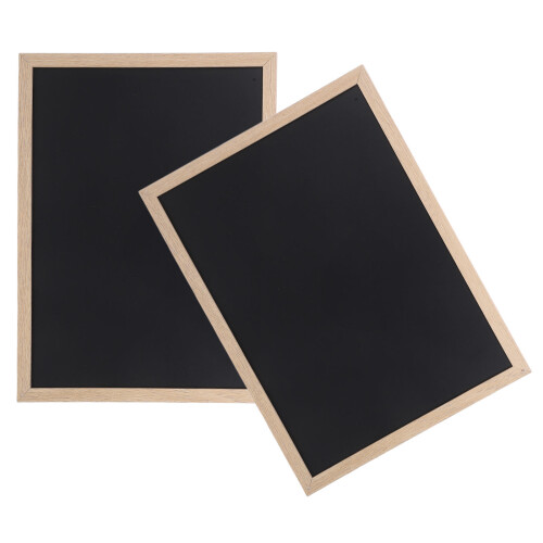 2Pcs Quadro Negro Pequeno De Para Buffet E Decoração De