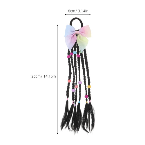 4Pcs Perucas Trançadas Com Clip E Preto Para Uso Diário 1