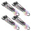 4Pcs Perucas Trançadas Com Clip E Preto Para Uso Diário 5