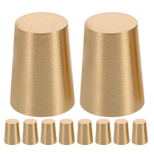 8Pcs Bases De Latão Para Bandejas E Tábuas Com Design Cônico Estável